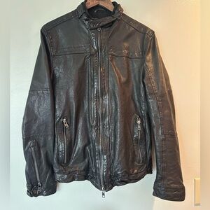 All Saints Black Leather Jacket